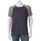 Men's Sonoma Goods For Life&trade; Flexwear Classic-fit Henley, Size: Xl, Dark Grey, Comfort Wear