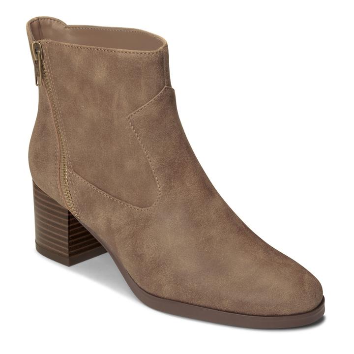 A2 By Aerosoles Homeroom Women's Ankle Boots, Size: Medium (9), Beige Oth