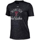 Women's Under Armour Texas Tech Red Raiders Triblend Tee, Size: Large, Black