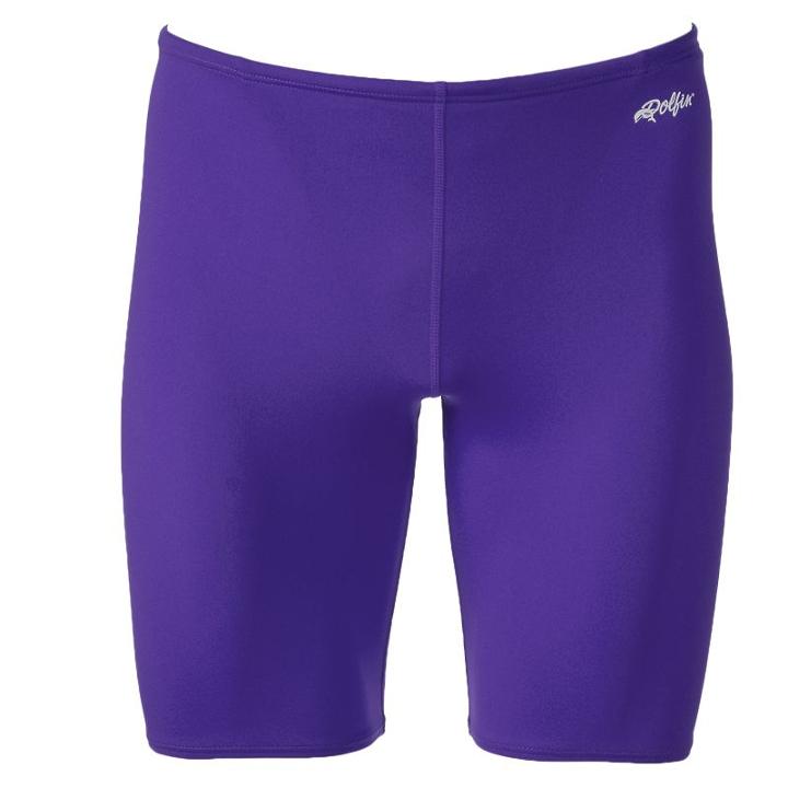 Men's Dolfin Solid Jammer Swim Trunks, Size: 30, Beige Oth