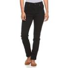 Women's Gloria Vanderbilt Bridget Midrise Slim Straight-leg Jeans, Size: 12 Short, Grey (charcoal)