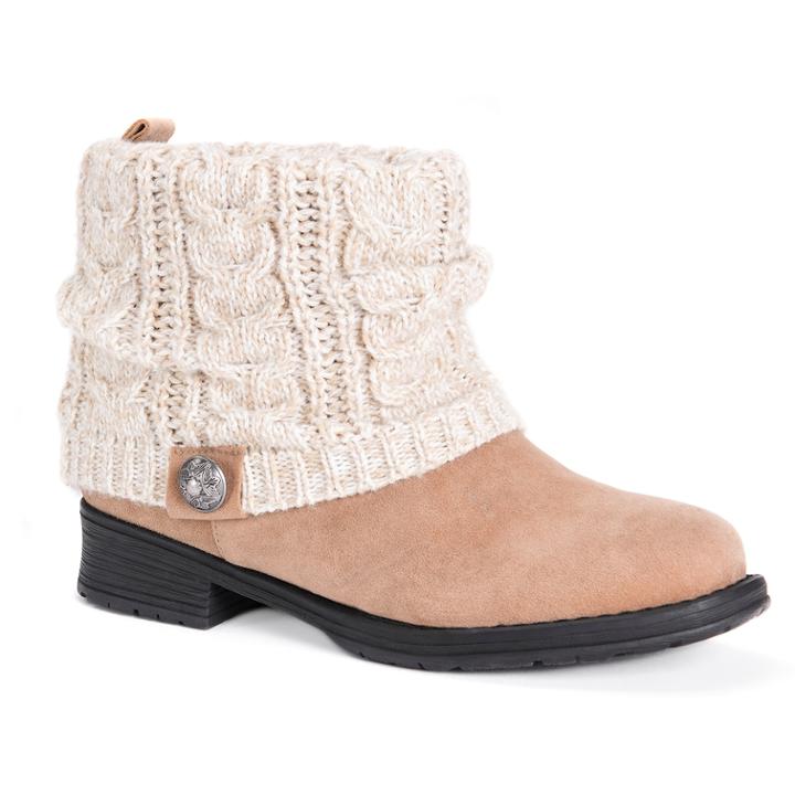 Muk Luks Cass Women's Winter Boots, Size: 10, Brown