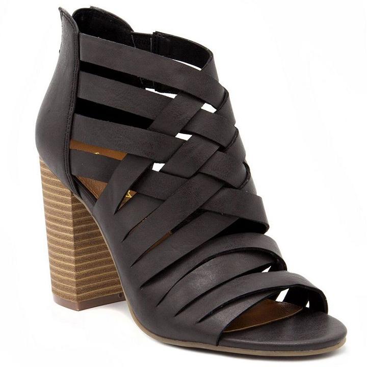 Rampage Tariah Women's High Heel Sandals, Girl's, Size: 7.5, Black