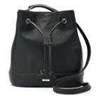 Chaps Ayla Bucket Bag, Women's, Black