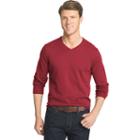 Men's Izod Fieldhouse Classic-fit Wool-blend V-neck Sweater, Size: Small, Med Red