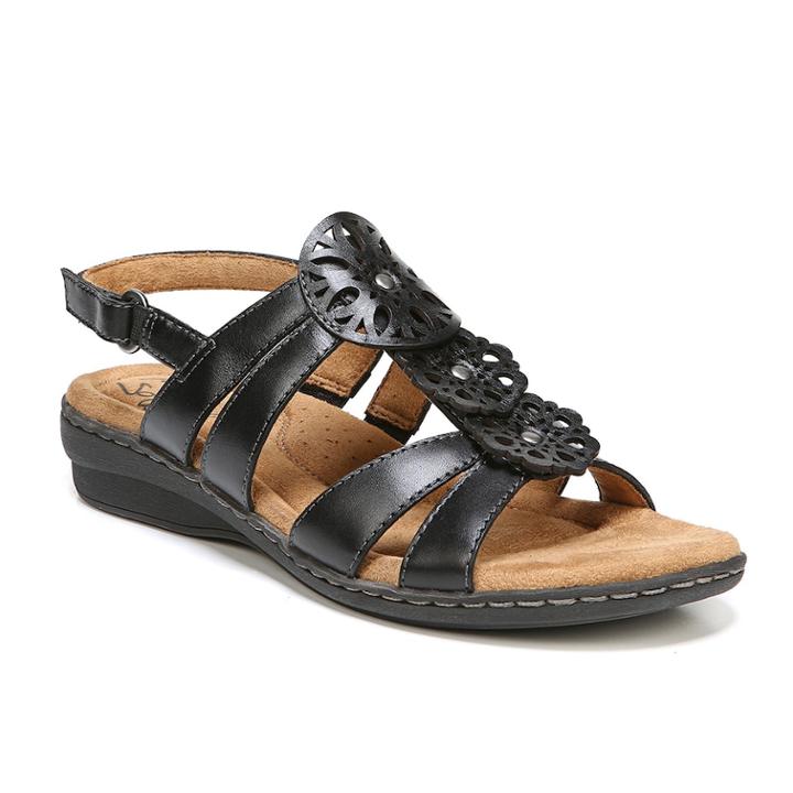 Naturalsoul By Naturalizer Bev Women's Sandals, Size: Medium (6.5), Black