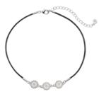 Lc Lauren Conrad Filigree Flower Choker Necklace, Women's, Silver