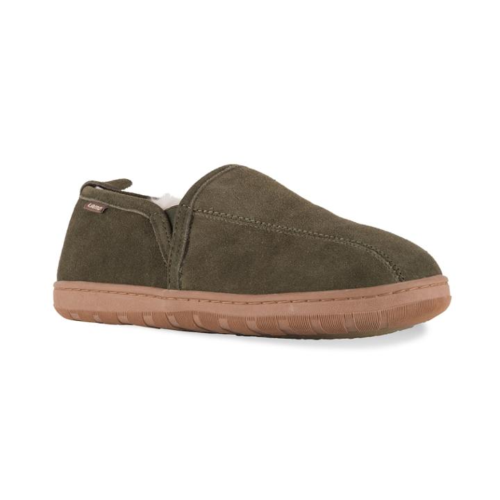 Lamo Sheepskin Slippers - Men, Size: 8, Dark Green