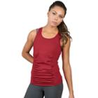 Women's Soybu Challenge Ruched Racerback Yoga Tank, Size: Xl, Med Red