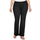 Plus Size Jennifer Lopez Black Bootcut Jeans, Women's, Size: 20w T/l