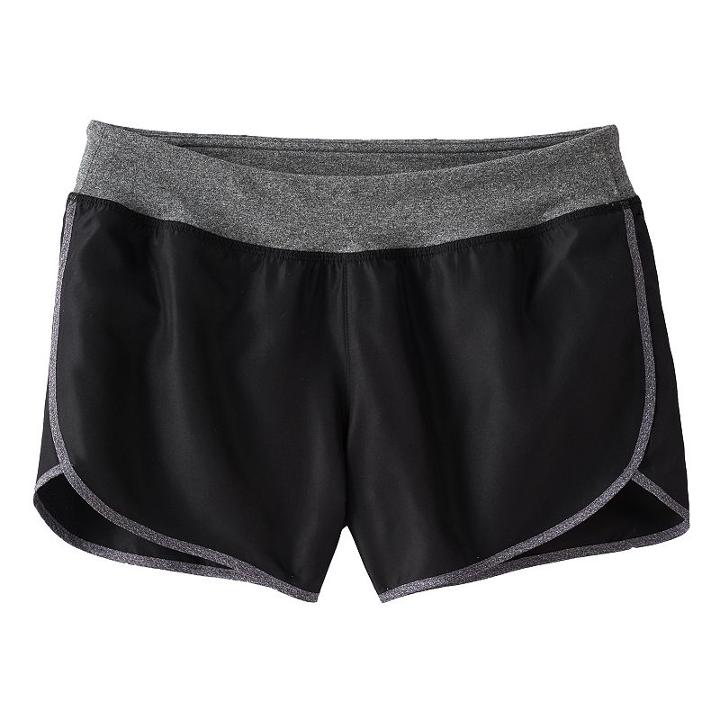 Girls 7-16 So&reg; Athletic Running Shorts, Size: 7-8, Black