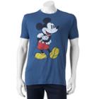 Men's Disney's Mickey Mouse Arms Crossed Tee, Size: Large, Brt Blue