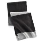 Men's Apt. 9&reg; Colorblock Brushed Knit Scarf, Black