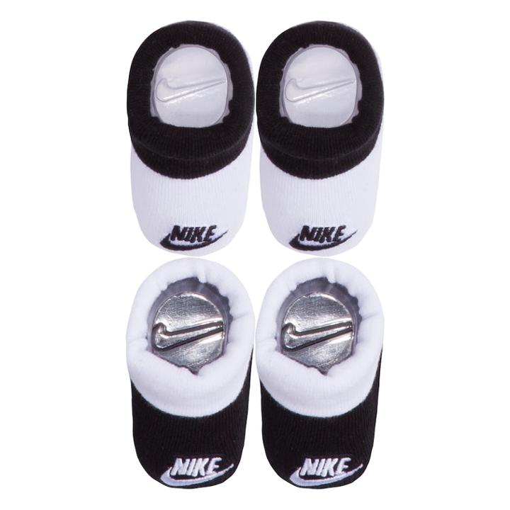 Baby Boy Nike 2-pack White & Black Booties