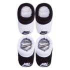 Baby Boy Nike 2-pack White & Black Booties