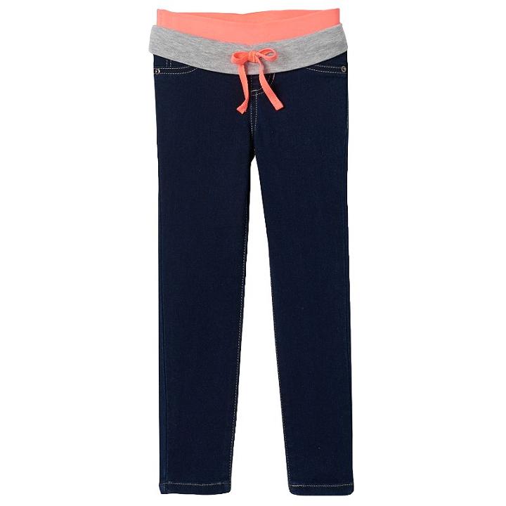 Squeeze Jeggings - Girls 4-6x, Girl's, Size: 4, Blue (navy)