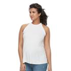 Maternity A:glow High-neck Tank, Women's, Size: S-mat, White
