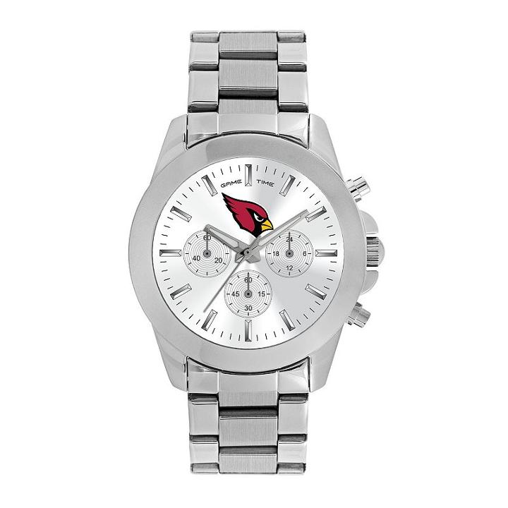 Women's Game Time Arizona Cardinals Knockout Watch, Silver