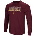 Men's Campus Heritage Arizona State Sun Devils Gradient Long-sleeve Tee, Size: Medium, Dark Red