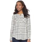Women's Sonoma Goods For Life&trade; Pocket Blouse, Size: Xs, Light Blue