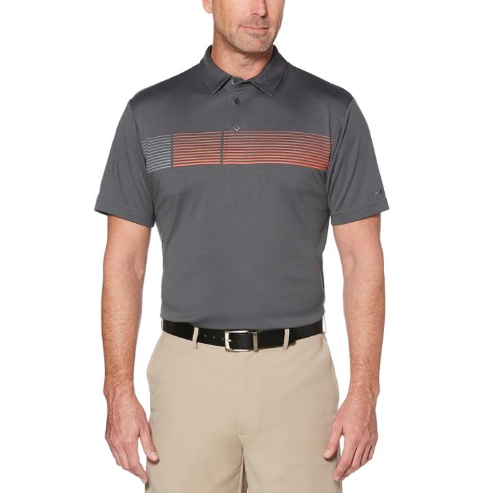 Men's Grand Slam On Course Performance Golf Polo, Size: Xl, Silver