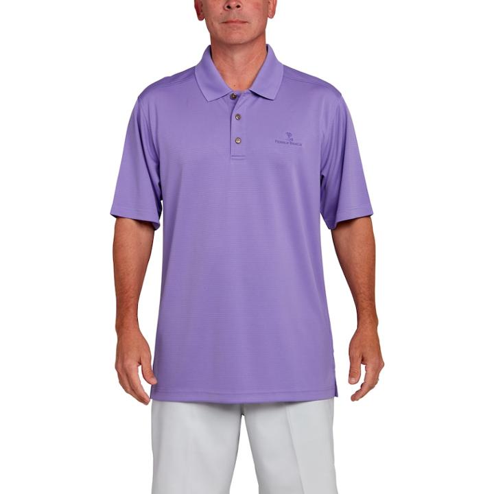 Men's Pebble Beach Classic-fit Textured Performance Golf Polo, Size: Xl, Purple