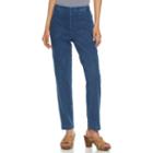 Petite Croft & Barrow&reg; Pull-on Jeans, Women's, Size: 10p-short, Blue