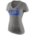 Women's Nike Kentucky Wildcats Tailgate Dri-fit Tee, Size: Large, Dark Grey