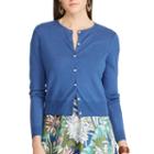 Women's Chaps Button-front Cardigan, Size: Xl, Blue