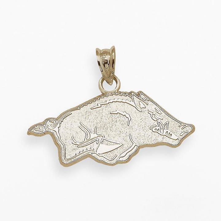 Logoart Arkansas Razorbacks 14k Gold Logo Charm, Adult Unisex, Yellow
