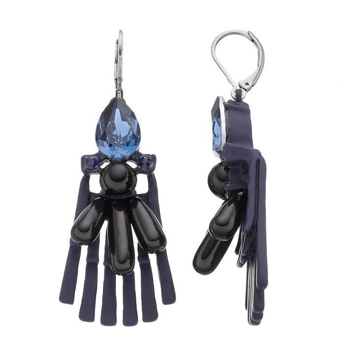 Simply Vera Vera Wang Blue Nickel Free Fringe Drop Earrings, Women's, Multicolor