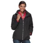 Women's Zeroxposur Andrea Hooded 3-in-1 Systems Jacket, Size: Large, Black