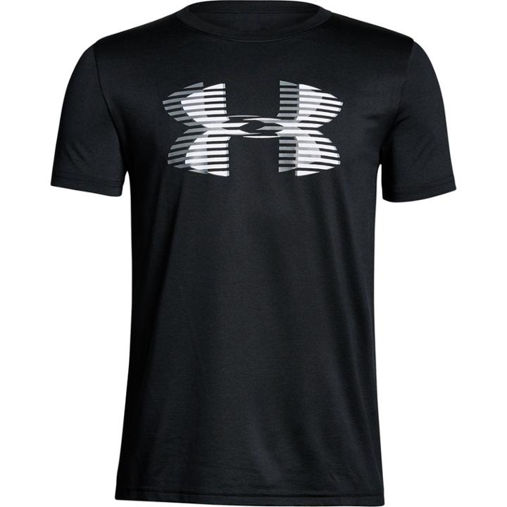Boys 8-20 Under Armour Big Logo Tee, Size: Xl, Black