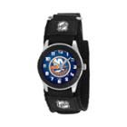 Game Time Rookie Series New York Islanders Silver Tone Watch - Nhl-rob-nyi - Kids, Boy's, Black
