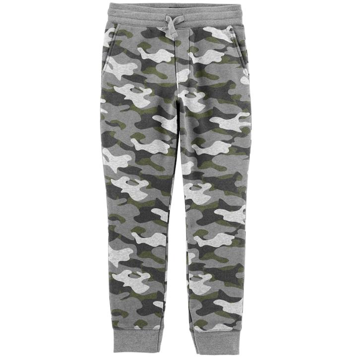 Boys 4-12 Oshkosh B'gosh&reg; Classic Fit Jogger Pants, Size: 7, Light Grey