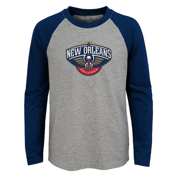 Boys 4-18 New Orleans Pelicans Fadaway Tee, Size: 6-7, Grey