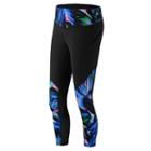 Women's New Balance Fashion Capri Workout Tights, Size: Xl, Beige Over