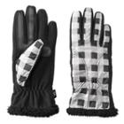 Women's Isotoner Water Repellent Chenille Tech Gloves, Size: L-xl, Lt Brown