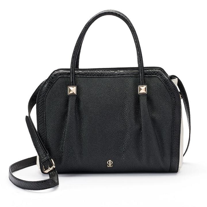 Jennifer Lopez Elysha Convertible Satchel, Women's, Black
