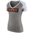 Women's Nike Oklahoma State Cowboys Football Top, Size: Medium, Dark Grey