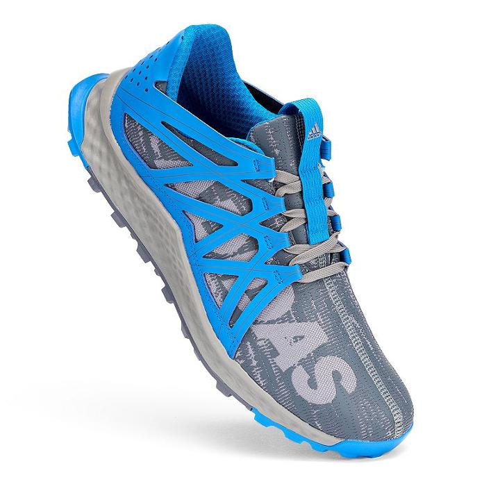 Adidas Vigor Bounce Men's Trail Running Shoes, Size: 12, Grey