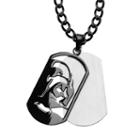 Star Wars Stainless Steel Darth Vader Layered Dog Tag Necklace - Men, Size: 22, Grey