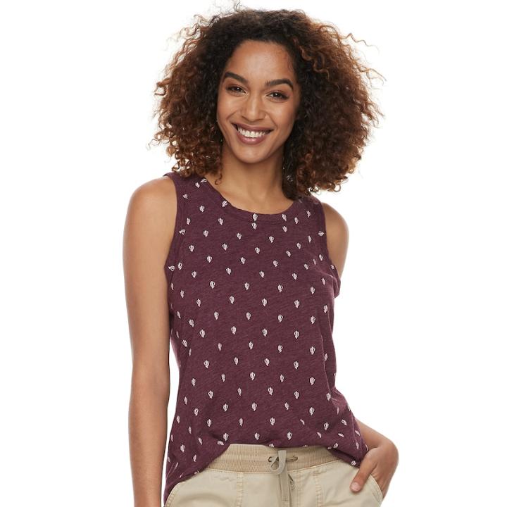 Women's Sonoma Goods For Life&trade; Girlfriend Tank, Size: Xxl, Med Purple