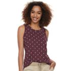 Women's Sonoma Goods For Life&trade; Girlfriend Tank, Size: Xxl, Med Purple