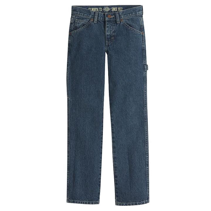 Boys 8-20 Dickies Relaxed-fit Straight-leg Carpenter Jeans, Boy's, Size: 18, Blue