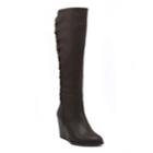 Rampage Loreen Women's Knee High Wedge Boots, Size: Medium (10), Brown