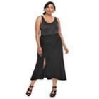 Plus Size Jennifer Lopez Front Slit Yoryu Maxi Skirt, Women's, Size: 2xl, Black