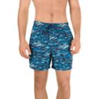 Men's Speedo Current Shore Elastic-waist Swim Shorts, Size: Xl, Med Green