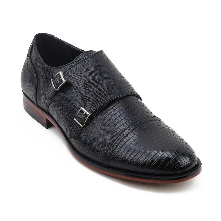 Xray Vermin Men's Monk Strap Dress Shoes, Size: Medium (8), Black