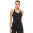 Women's Fila Sport&reg; Basic Racer Workout Tank Top, Size: Xl, Black